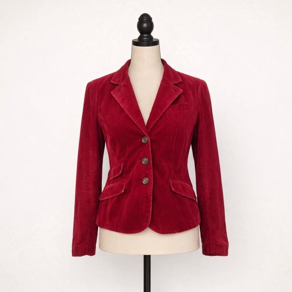 American Eagle Pink Corduroy Blazer Small Vintage Style Jacket